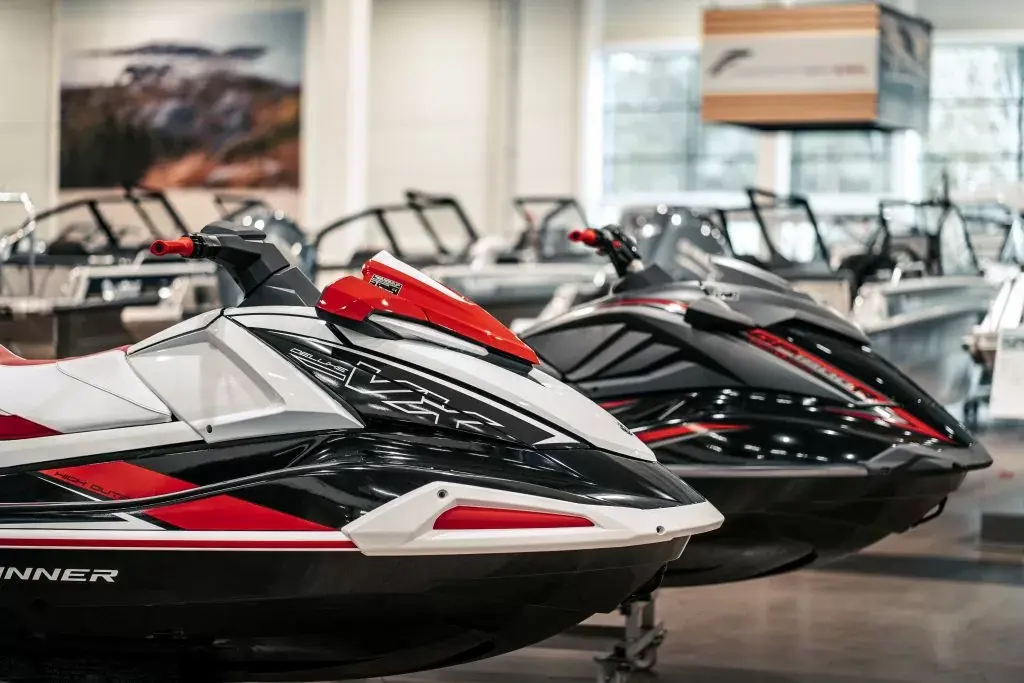 Miljöbild Yamahacenter vattenskoter